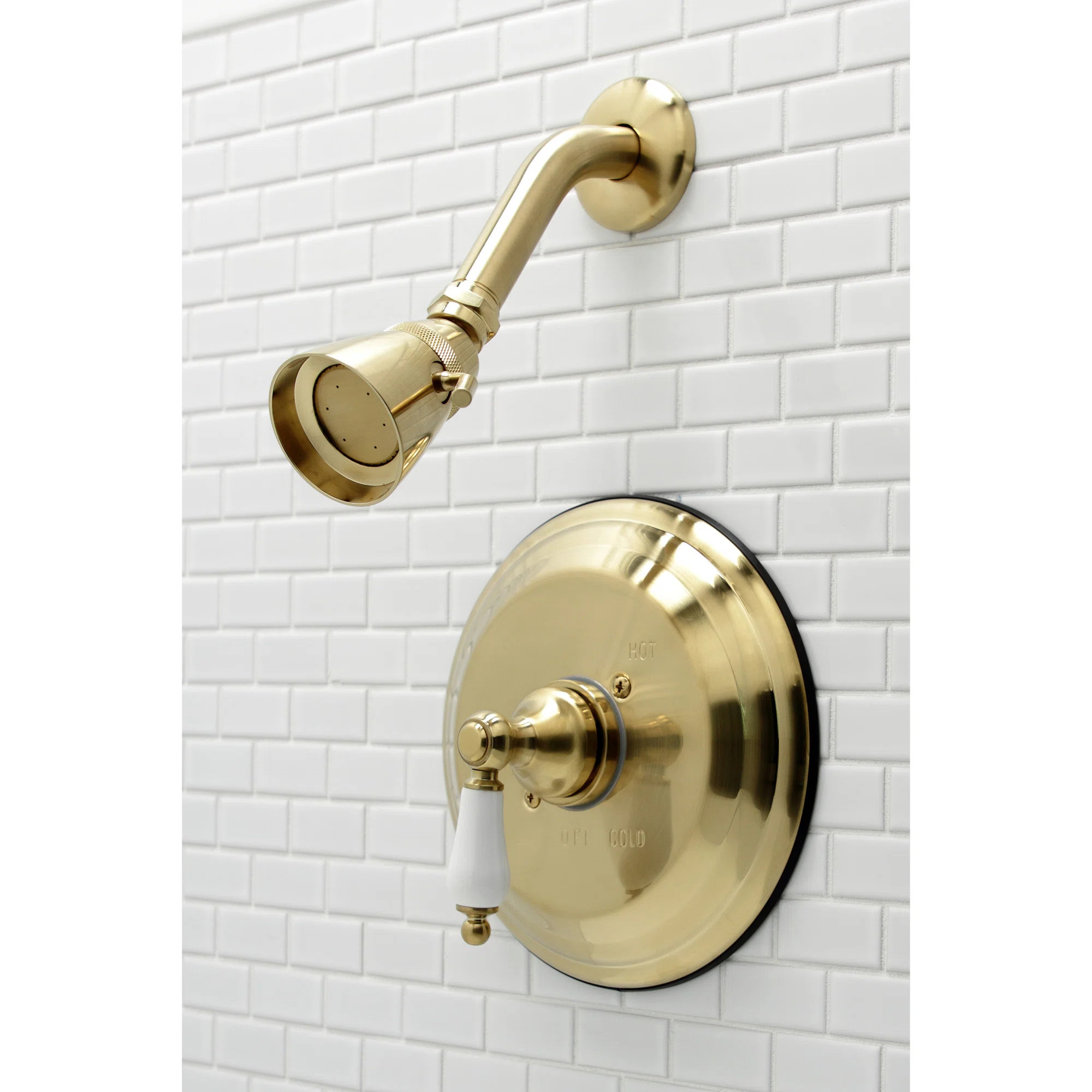 Kingston Brass Restoration Single-Handle Pressure Balanced Shower Faucet KB3637PLSO | Wayfair North America