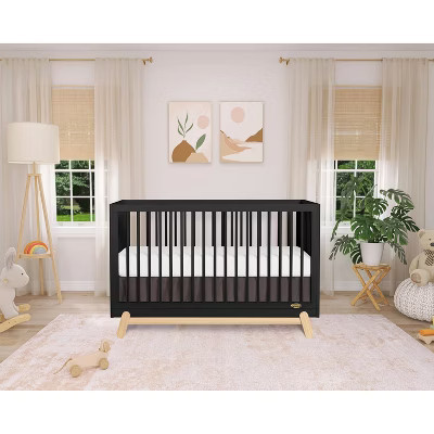 Dream On Me Hygge 5-in-1 Convertible Crib - Matte Black | Target