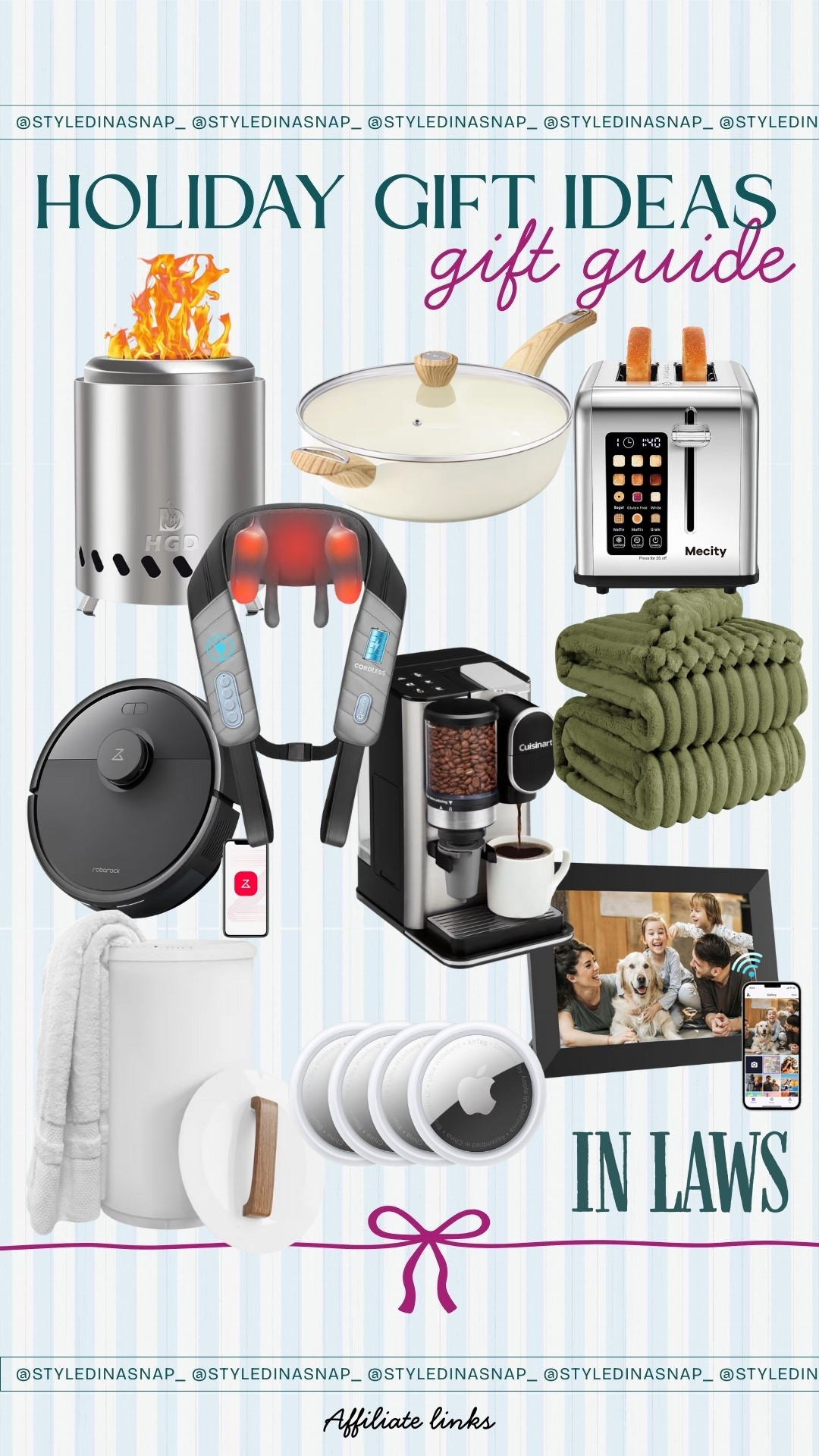 Gift season is here 🎁✨ IN LAWS
Follow @styledinasnap_ for affordable Amazon gift guides for everyone on your list! 💕
Comment “SHOP” below and I’ll send you all the gift guide links! 🎁

#holiday #giftguide #giftguideforinlaws #amazonfinds #amazonfashion #holidaygifts

#LTKHome #LTKGiftGuide #LTKHoliday