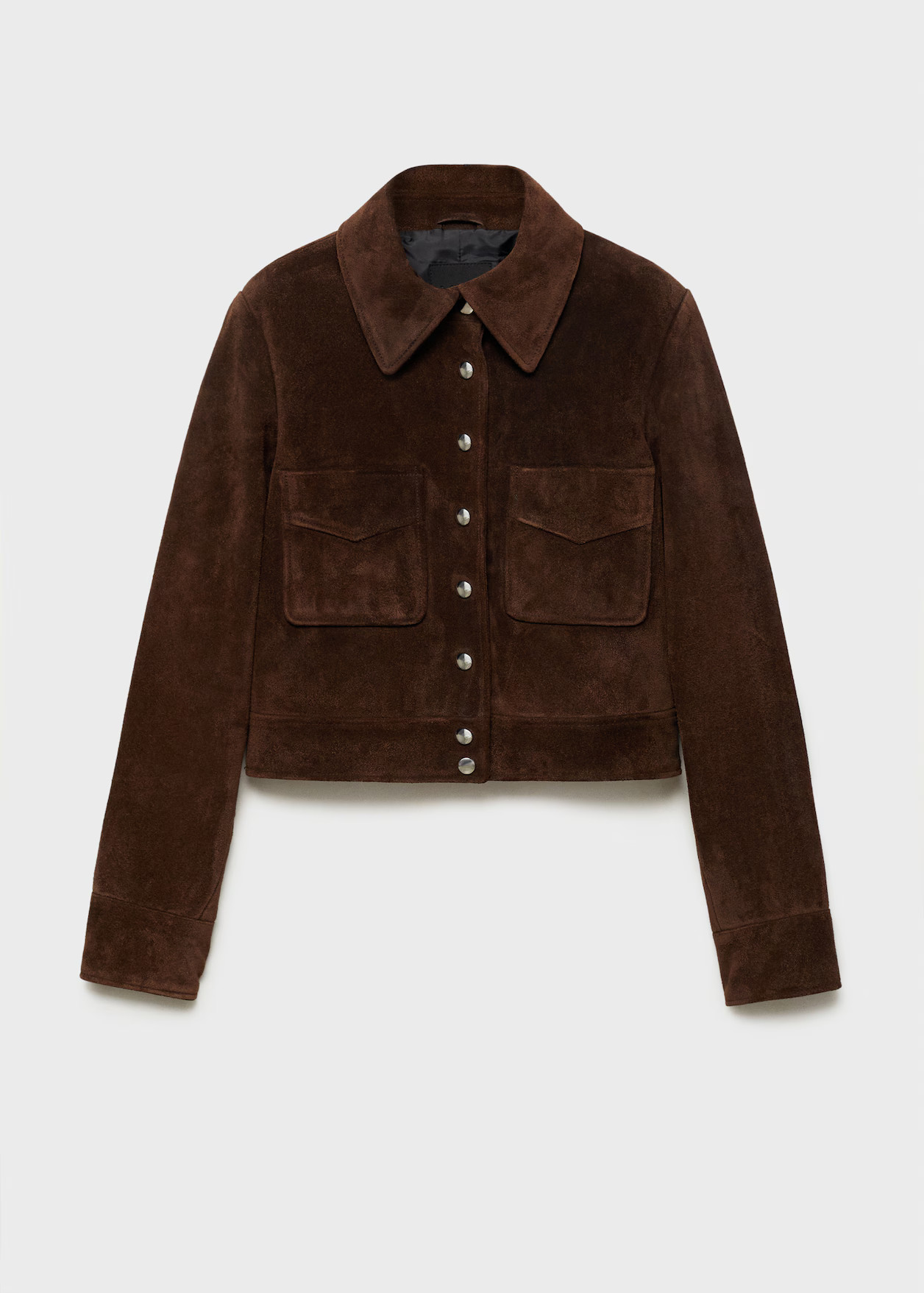 Suede jacket with pockets - Women | MANGO USA | Mango (US/MX/AU)