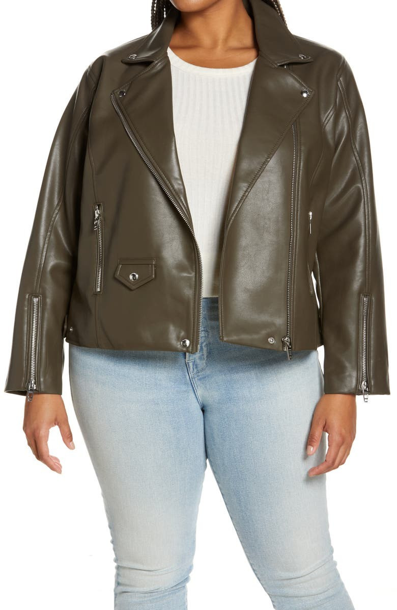 Faux Leather Moto Jacket | Nordstrom