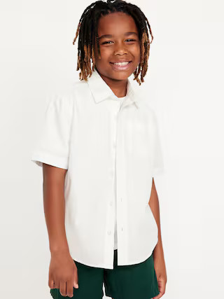 Short-Sleeve Oxford Shirt for Boys | Old Navy (US)
