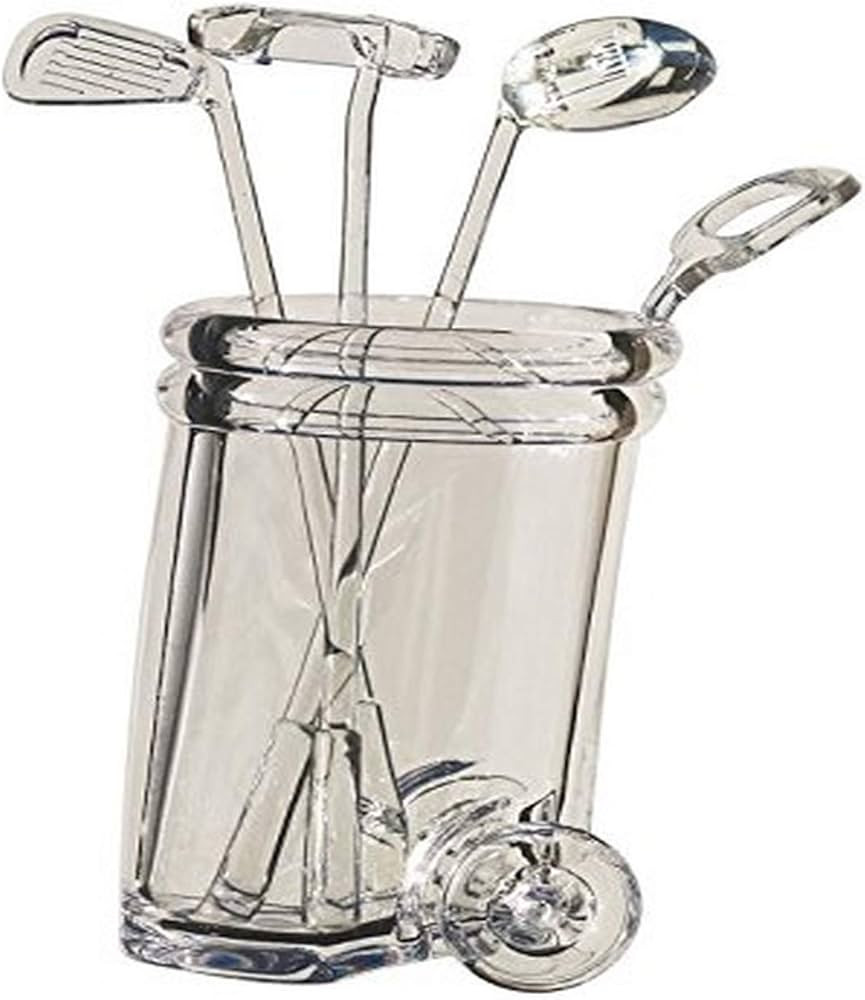 Diligence4us Ball Wine Stirrer with Golf Cart, Clear | Amazon (US)