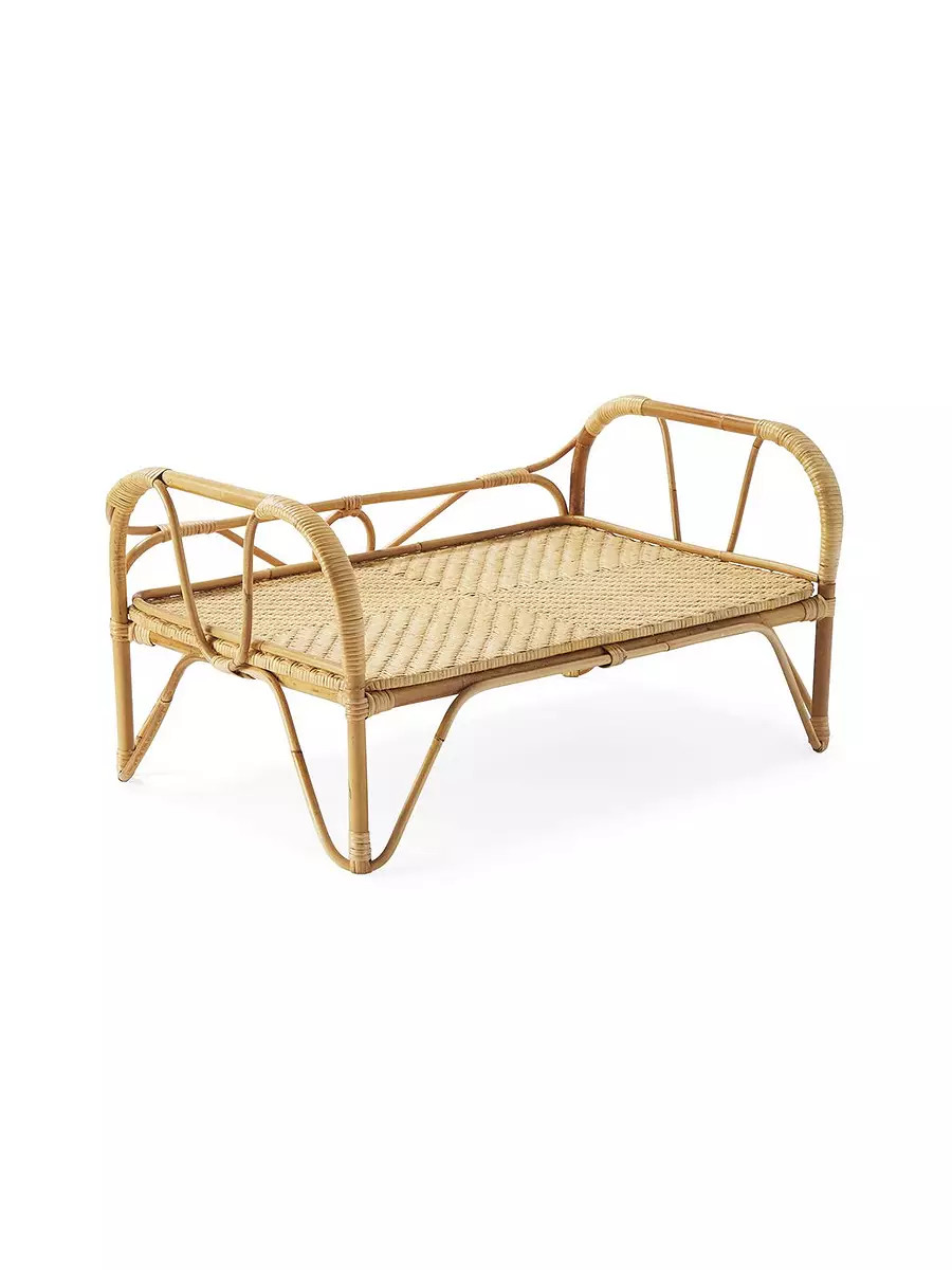 Oliana Rattan Tray | Serena and Lily