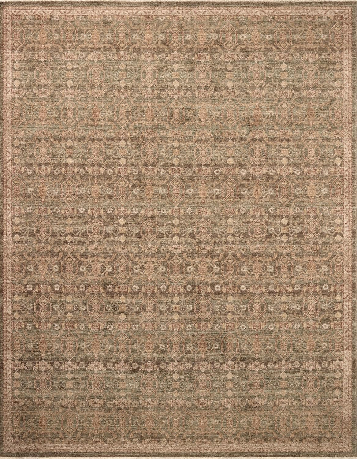 Loloi Magnolia Home Storrie STR-07 Lagoon/Spice 9'-6" x 13'-1" Area Rug | Amazon (US)