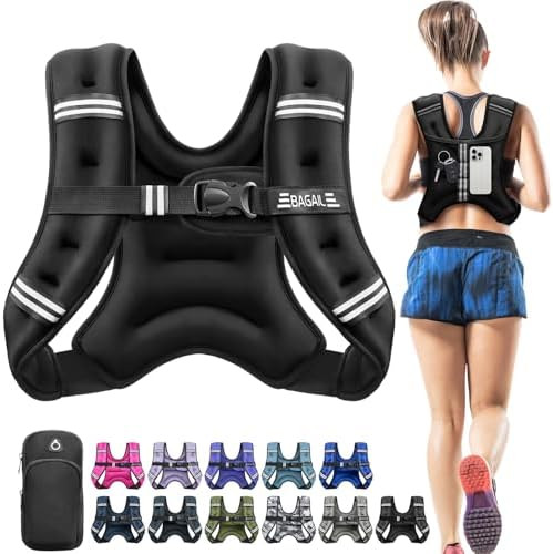 BAGAIL Comfort-Fit Weighted Vest for Woman, Even Weight Distribution, Faster Weight Loss, No-Chaf... | Amazon (US)
