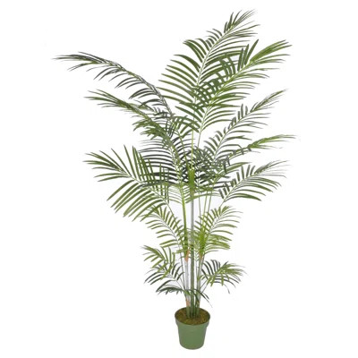 Artificial Areca Palm Tree Floor Silk Plant in Planter | Wayfair North America