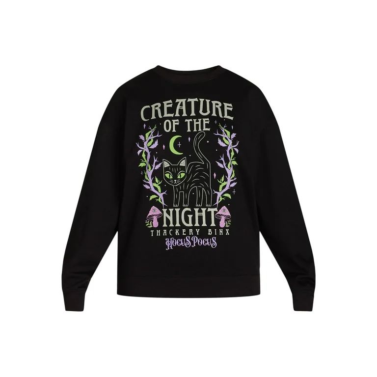 Hocus Pocus Women’s Graphic Print Sweatshirt, Sizes XXS-XXL - Walmart.com | Walmart (US)