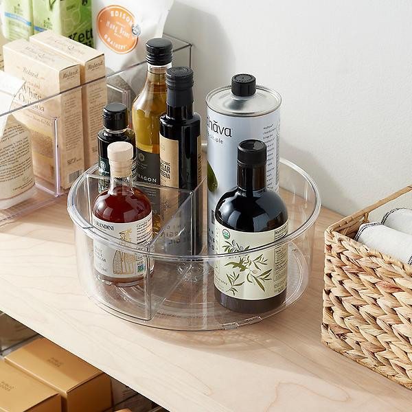 Everything Organizer Collection Deep Turntable with Removable Bins | The Container Store