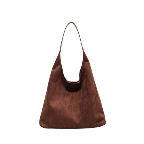 Brown Suede Bag, Brown Suede Handbag, Suede Brown Purse, Suede Brown Bag, Brown Suede Tote, Suede Purse (Coffee) | Amazon (US)