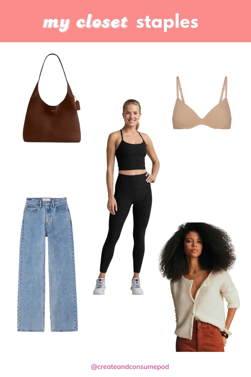 Closet staples for a capsule wardrobe!