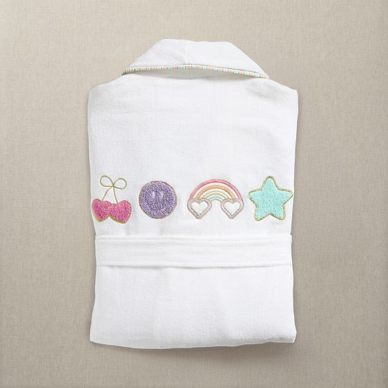 Stoney Clover Lane Icon Terry Robe | Pottery Barn Teen