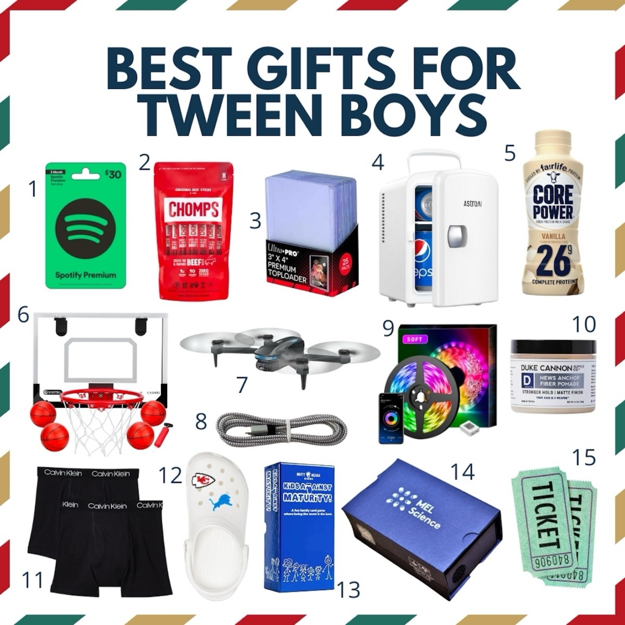 Shop the best gifts for tween boys this holiday season! From food he’ll really love to highly rated drones with cameras - all are under $50!!! 🎁😍

#LTKKids #LTKFindsUnder50 #LTKSeasonal