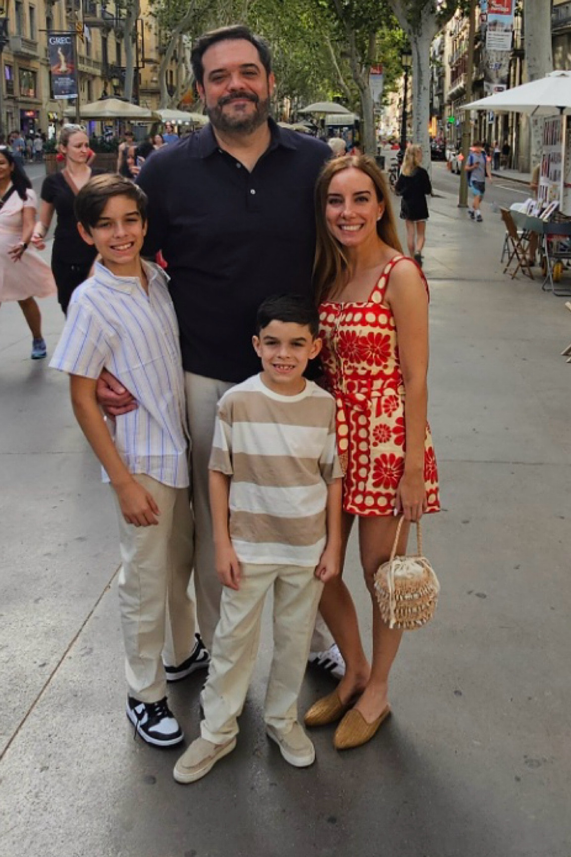 Farm Rio red romper ! Target bag 
#spainlook

#LTKTravel #LTKSummerSales #LTKStyleTip