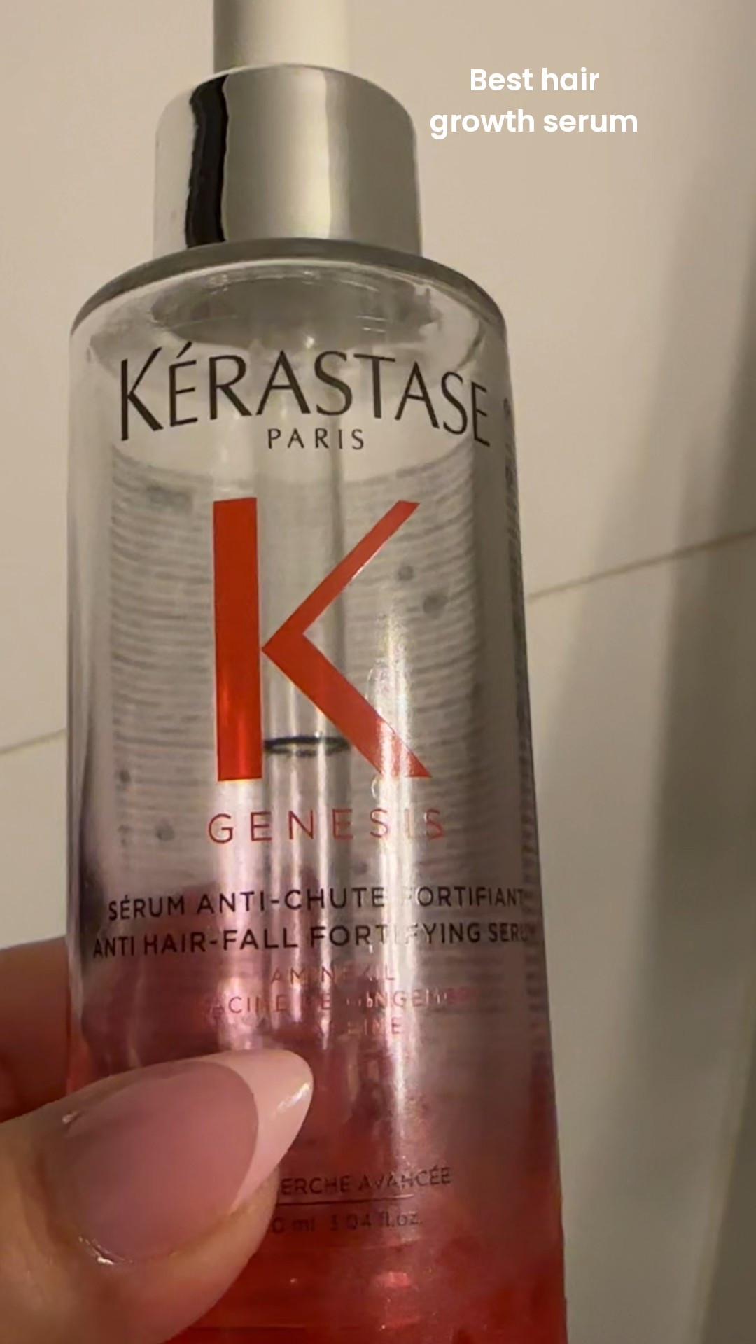 Best hair growth serum that i have used after postpartum .   Kérastase Genesis Serum is a lightweight, fortifying scalp treatment designed to reduce hair fall and support stronger, healthier-looking growth—making it a popular choice for postpartum hair concerns. Formulated with key ingredients like aminexil, caffeine, and ginger root, it helps improve scalp microcirculation, strengthen the hair fiber, and minimize breakage at the root. With consistent use, many new moms find it helps counter the temporary shedding that often follows childbirth, while soothing the scalp and promoting an environment where new hair can grow more resiliently. 

#LTKmorningroutine #LTKHoliday #LTKGiftGuide