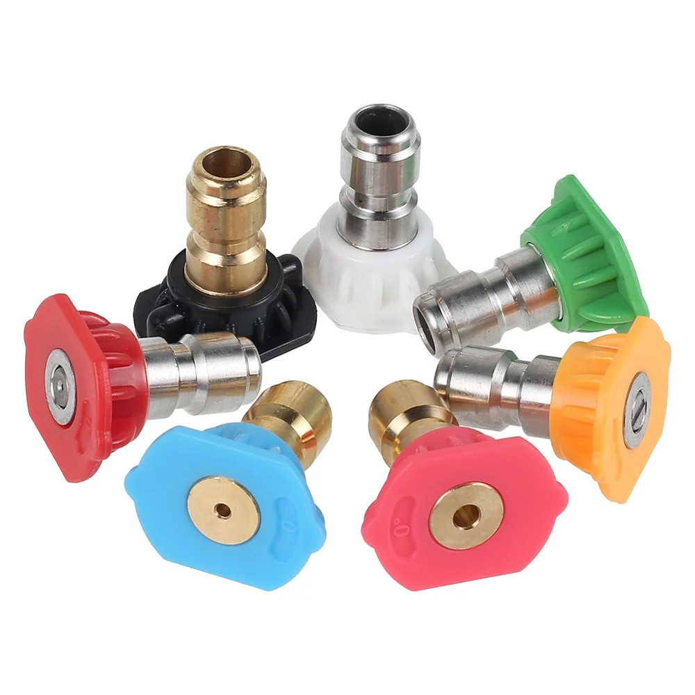 SchSin Pressure Washer Accessories Kit 7 Power Washer Spray Nozzle Tips Quick Connecting Pivoting | Walmart (US)