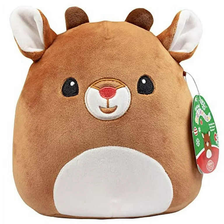 Squishmallow New 8" Rudolph The Red Nosed Reindeer - Official Kellytoy Christmas Plush - Cute and... | Walmart (US)