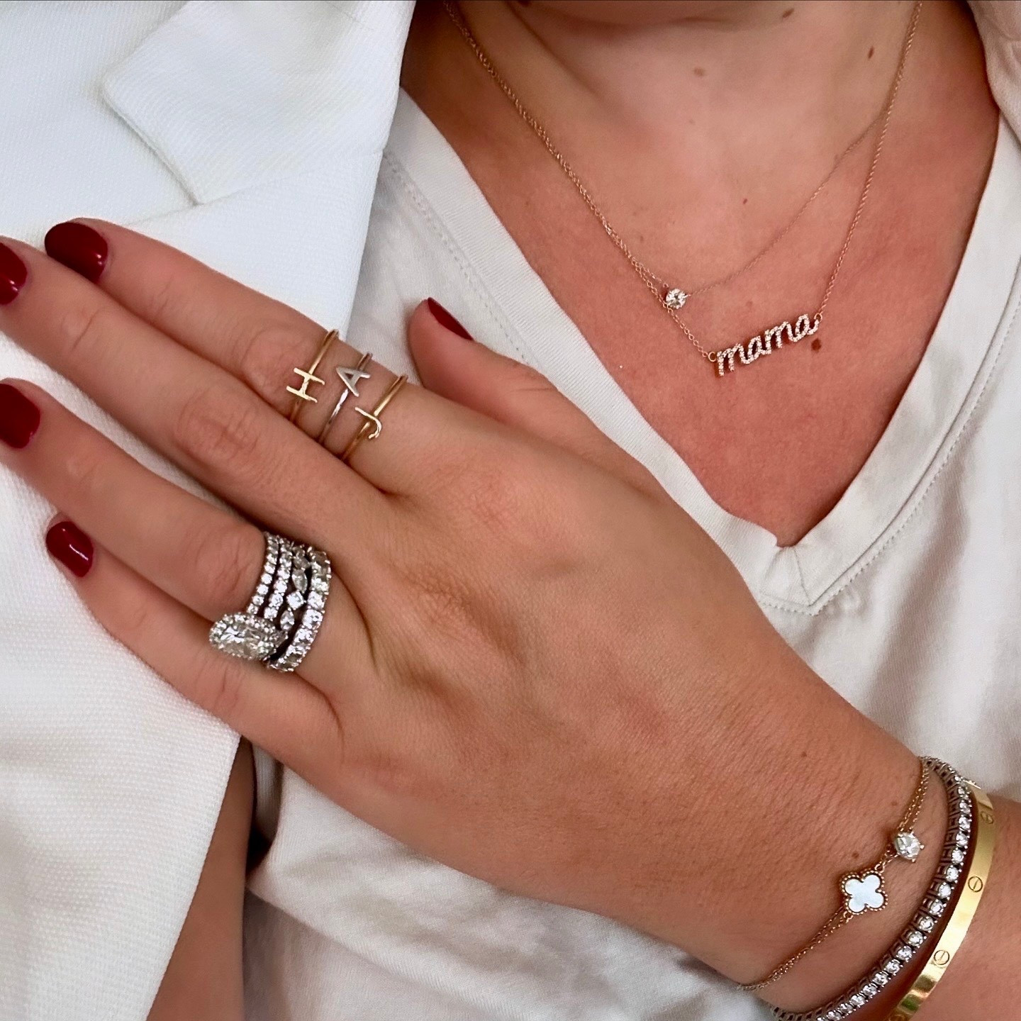 Wearing white after Labor Day 
*Jewelry is With Olivia Grace*

#LTKWorkwear