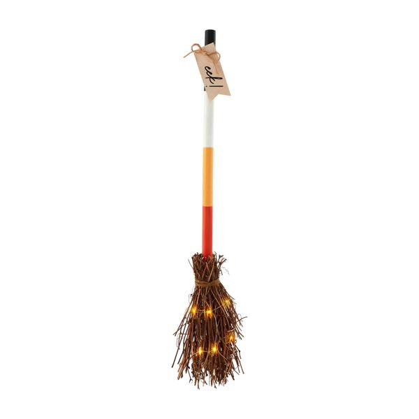 EEK Light Up Broom Decor | Mud Pie