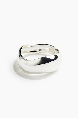 H & M - Chunky Hinged Bangle - Silver | H&M (US + CA)