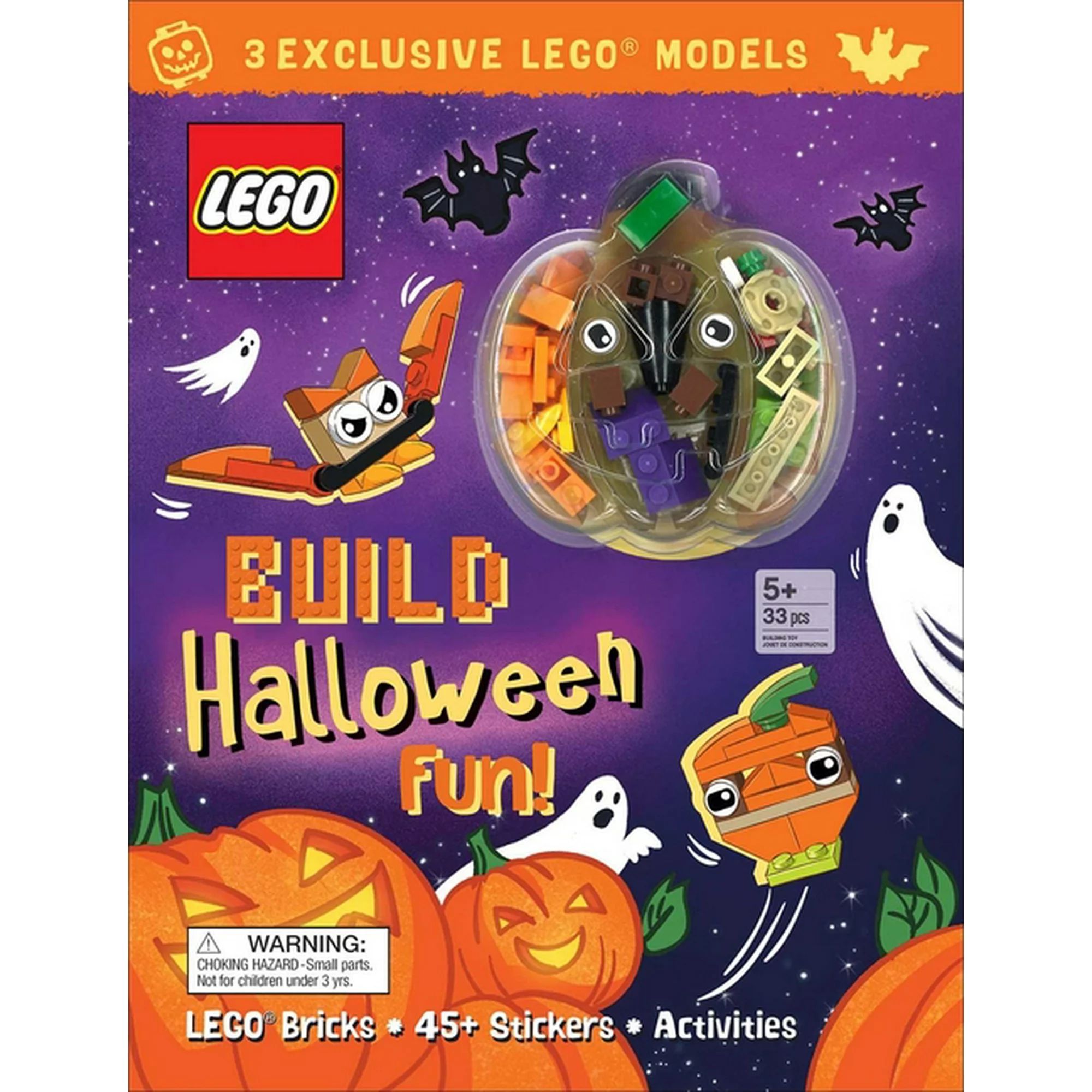 Activity Book with Minifigure: Lego Books: Build Halloween Fun (Paperback) | Walmart (US)