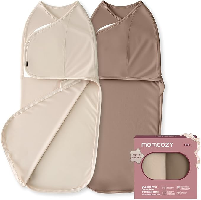 Momcozy Swaddles for Newborns, Quiet Fastener Swaddle Suitable for Infant 0-3 Months, New-Parent-... | Amazon (US)