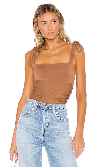 Lauren Bodysuit in Brown Spice | Revolve Clothing (Global)