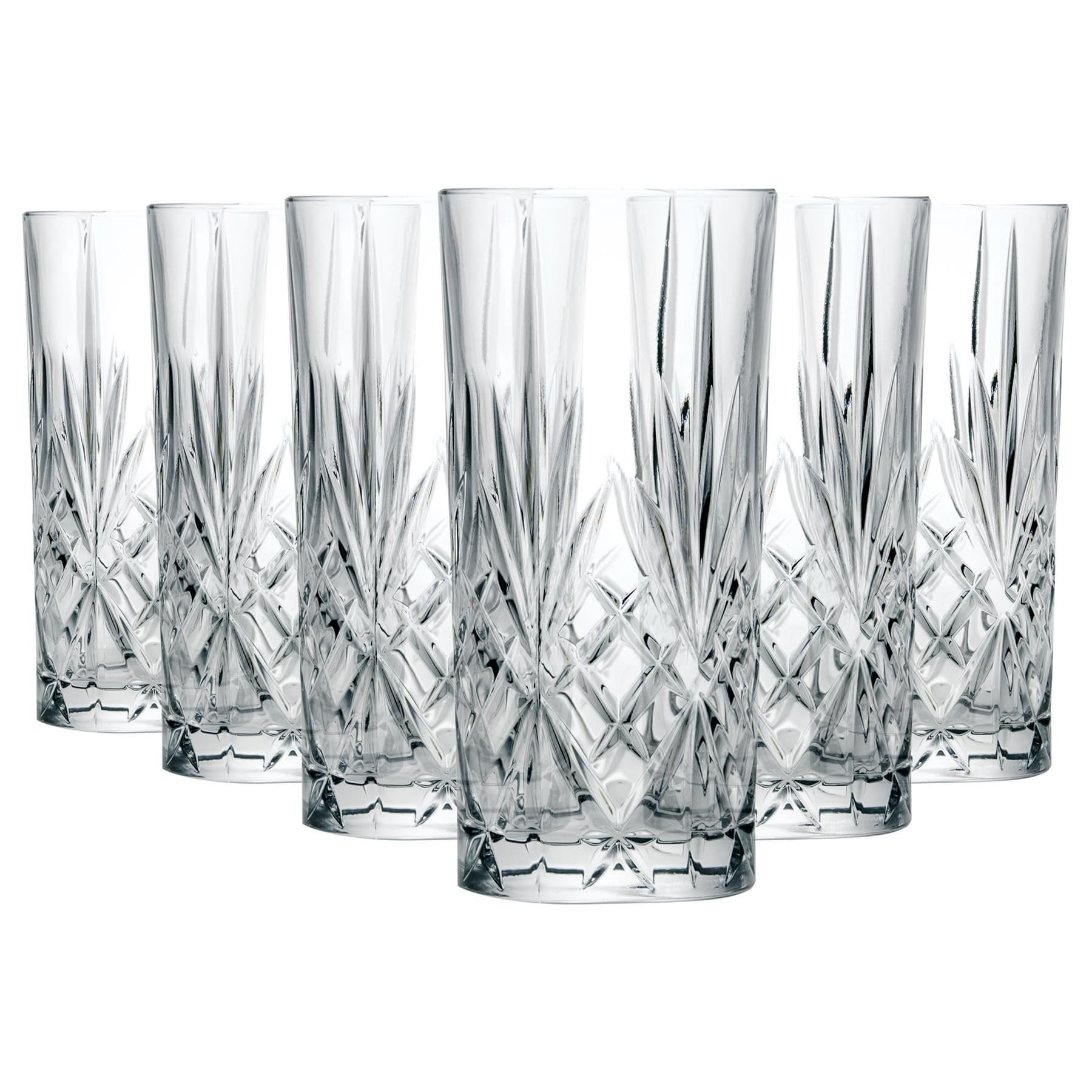 RCR Crystal Melodia Highball Glasses, Set of 6-360ml | Amazon (UK)