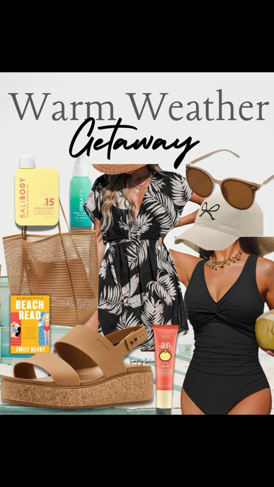 Escaping Michigan winter weather ☀️🌴 Sunny days = beach days, and I’m ready to trade snow boots for sandals.
These are a few of my favorite Amazon finds for warm-weather getaways and beach afternoons — an easy one-piece swim, lightweight cover-up, oversized straw tote (because I bring everything), a good beach read, and all the sun protection.
And yes… the Crocs wedges are coming with me. Comfortable, cute, and actually easy to walk in on boardwalks and beach towns — no breaking-in required.
Everything here is practical, comfy, and still feels pulled together. Perfect for pool days, beach walks, or grabbing lunch after a swim 🤍 All linked from Amazon 🤍


#LTKSeasonal #LTKFindsUnder50 #LTKTravel