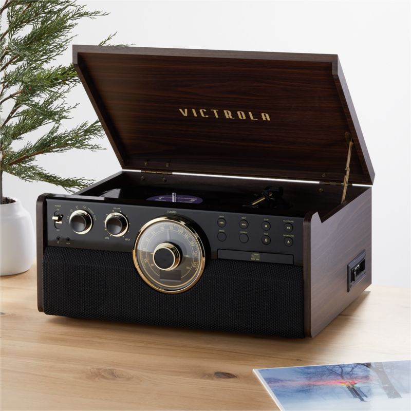 Victrola Empire Bluetooth Record Player + Reviews | Crate & Barrel | Crate & Barrel