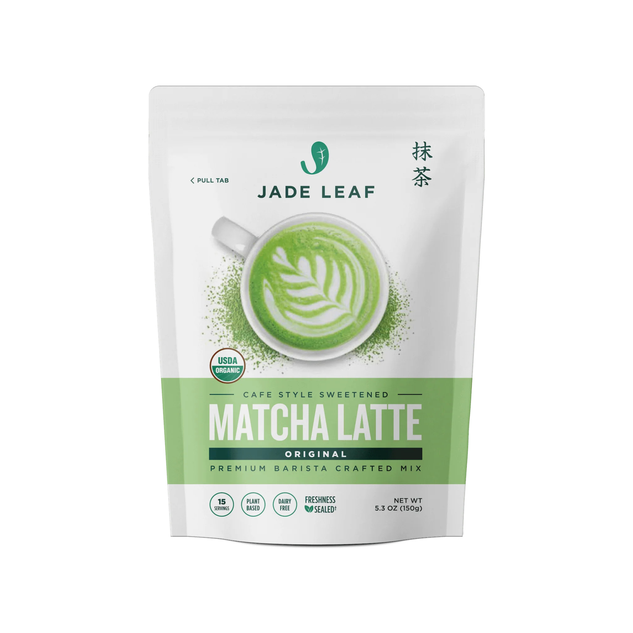 Organic Cafe Style Sweetened Matcha Latte Mix - Original | Jade Leaf Matcha