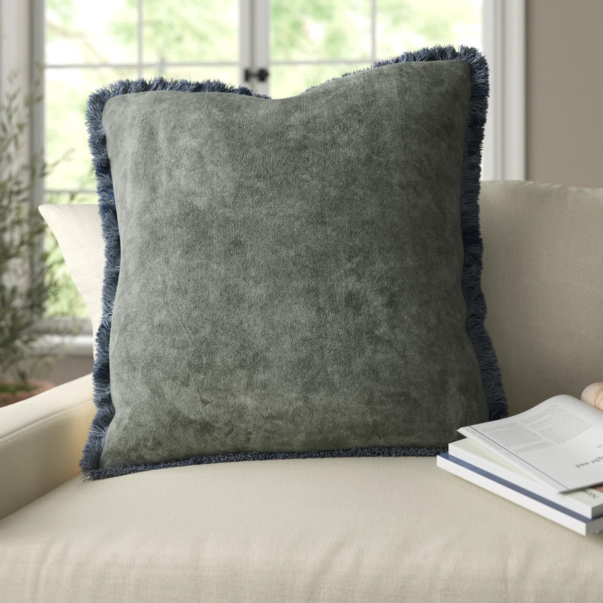 Steph Square Cotton Pillow | Wayfair North America