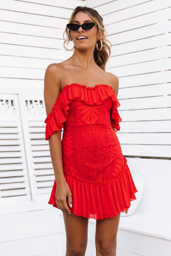 Something To Be Said Dress Red | Hello Molly (AU)