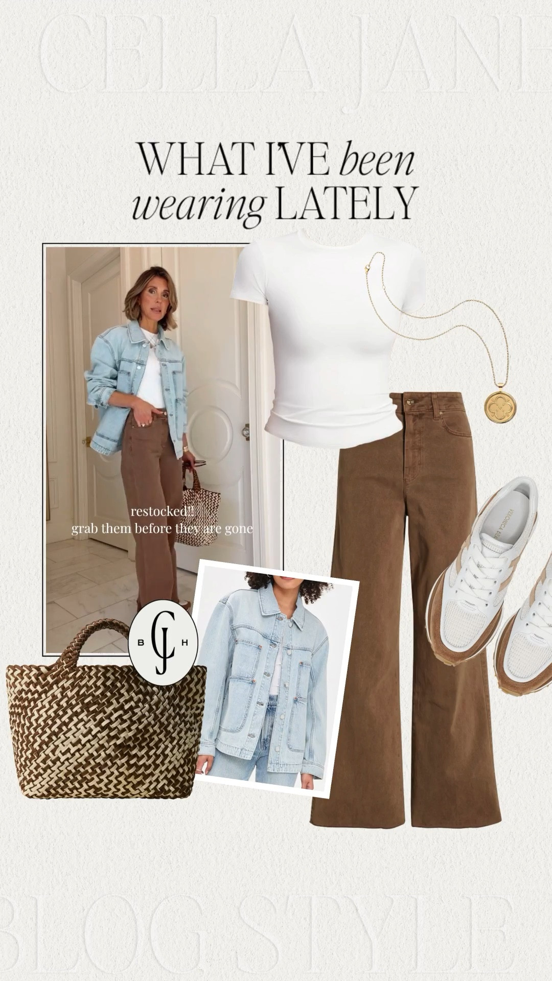 What I’ve Been Wearing Lately | styling the brown jeans back in stock!

#LTKootd