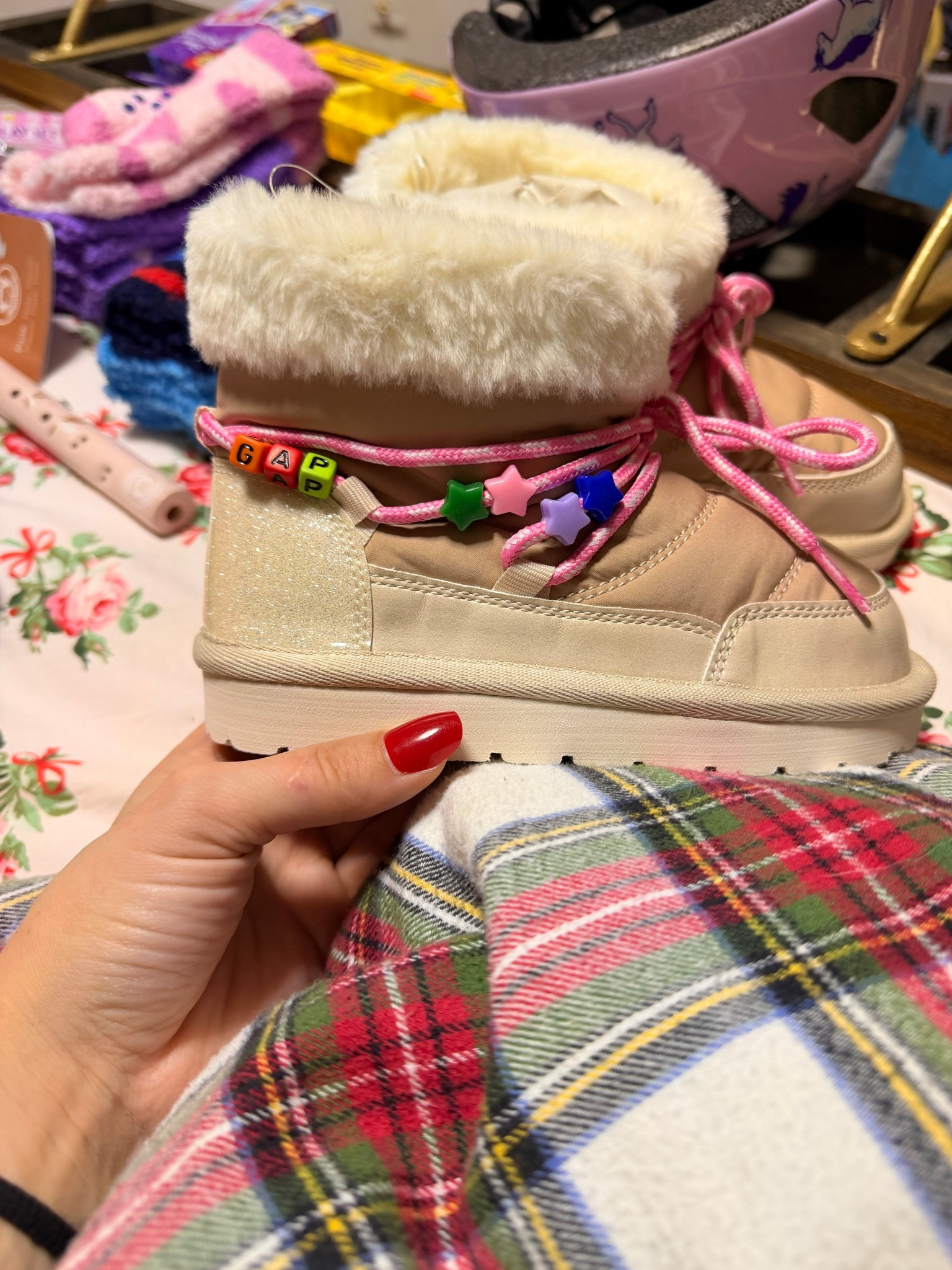 Obsessed with all the little girl snow boots! And they’re in major sale. Love that with the gap shoes you can put your own beads on!!! 

These are 60% off for cyber Monday 👌🏼 gap, toddler shoes, girl clothes, sale 

#LTKCyberWeek #LTKmomlife #LTKKids