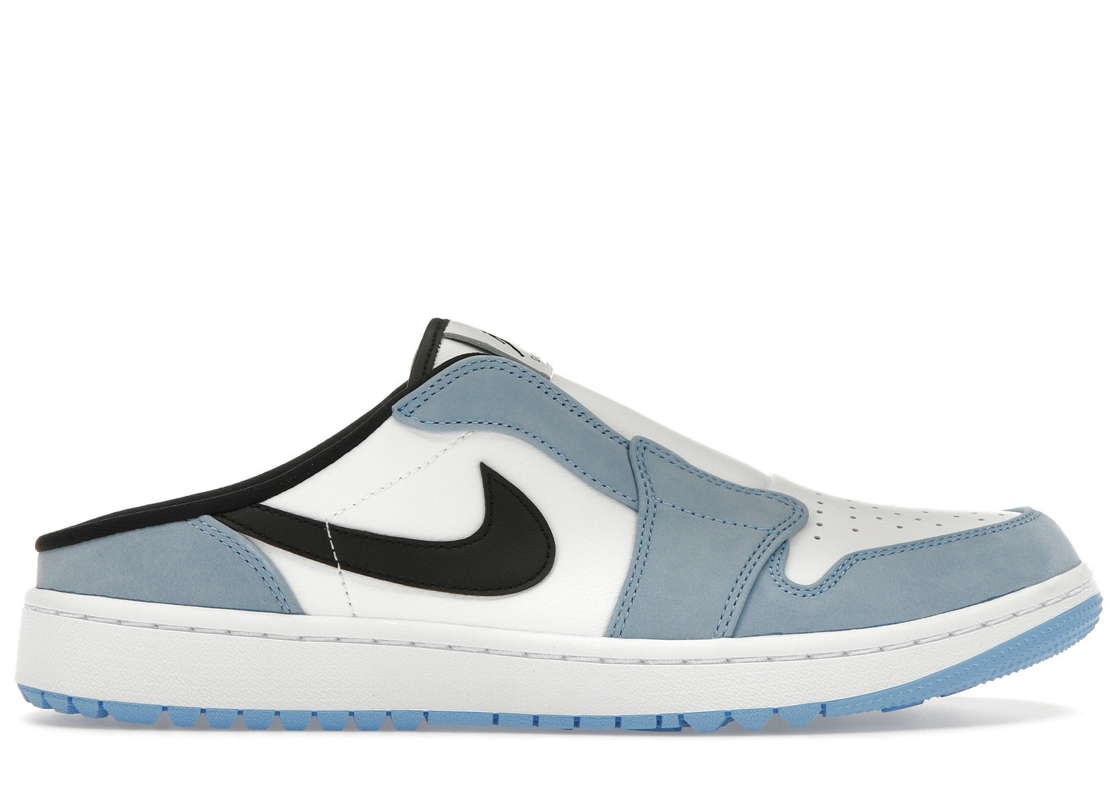 Men's Jordan 1 Mule Golf Sneakers in University Blue/White/Black | StockX
