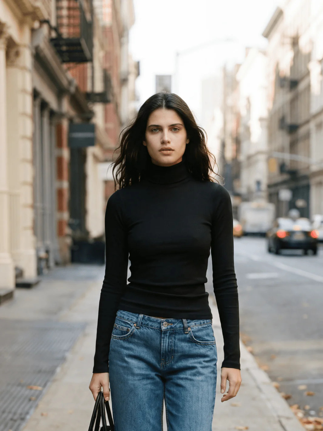Ribbed Turtleneck | Public Veil
