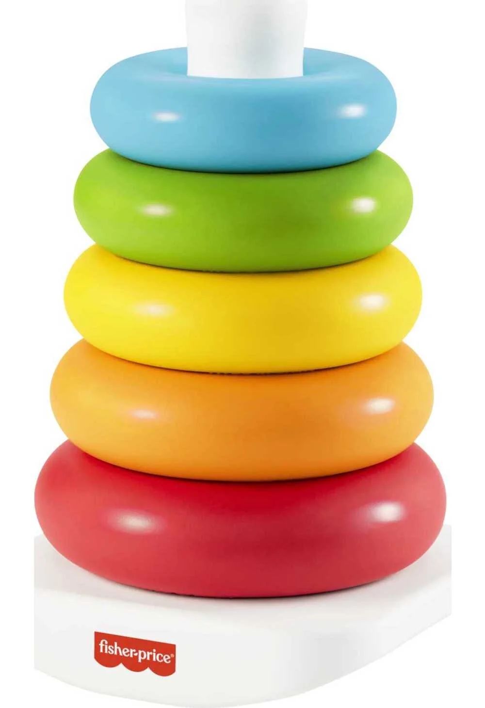 Fisher-Price Rock-a-Stack Baby Toy, Ring Stacking Toy from Plant-Based Materials, Infant to Toddl... | Walmart (US)