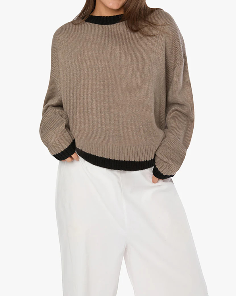 Oversized Crew Neck Sweater | We Wore What