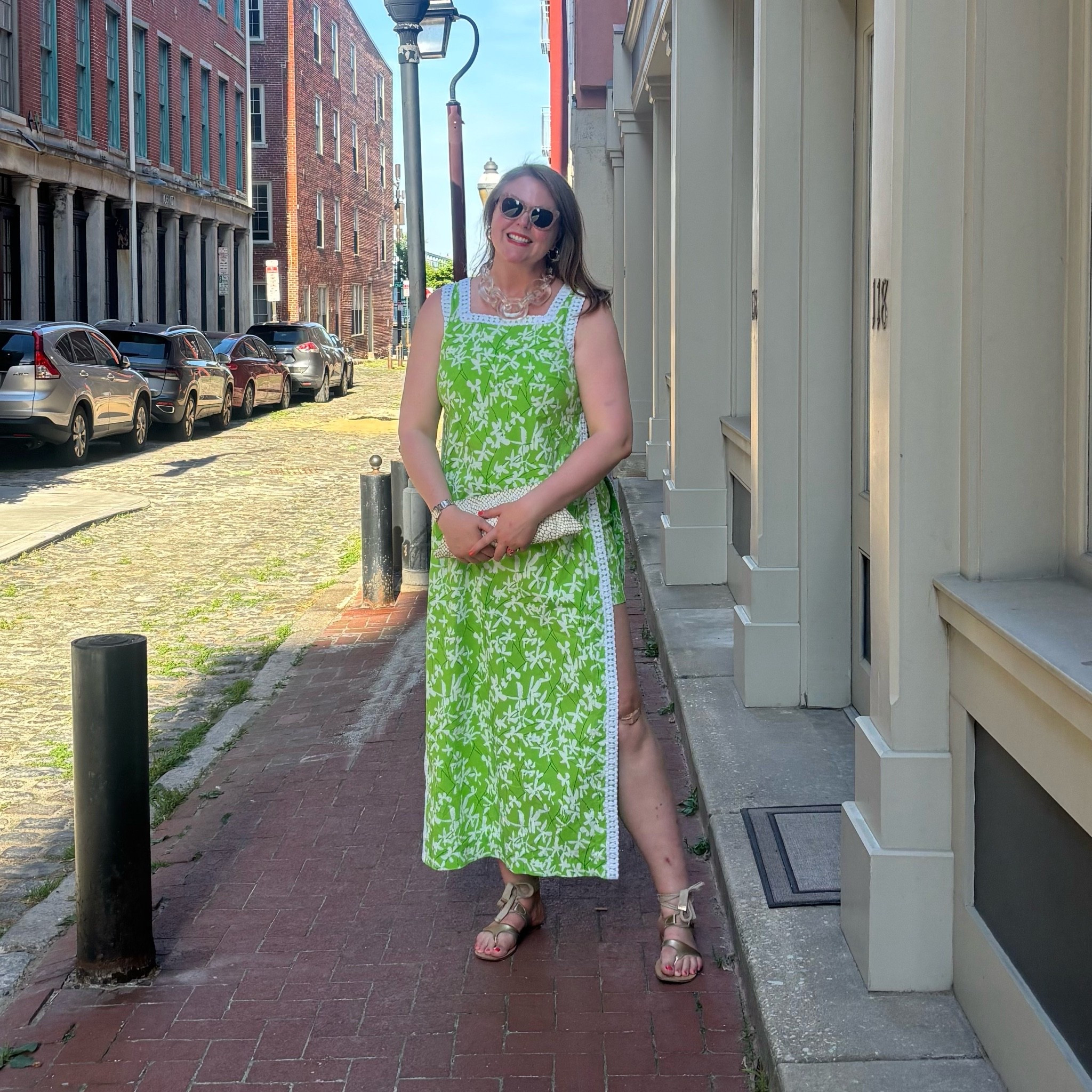 Feeling myself in this Lilly Pulitzer get up 💚🤍

#LTKSeasonal #LTKOver40 #LTKMidsize