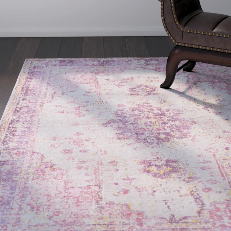 Solal Performance Pink Rug | Wayfair North America