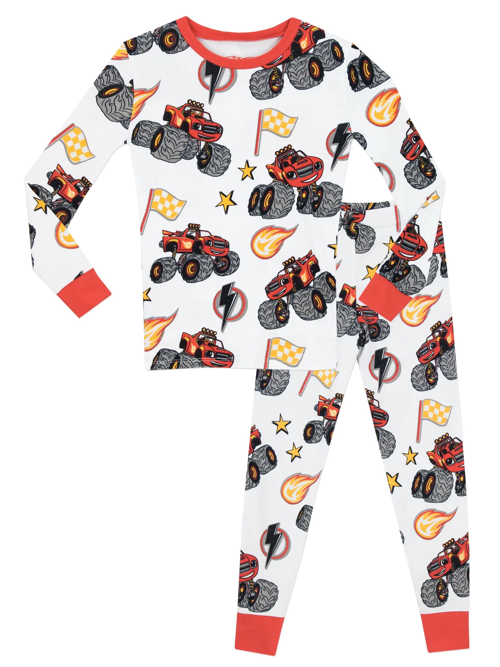 Blaze and the Monster Machines Boys Long Sleeve Pajamas Sizes 2T-8 | Walmart (US)