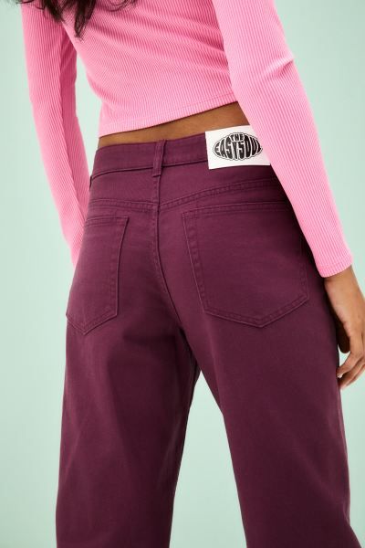 Wide-leg Twill Pants | H&M (US + CA)