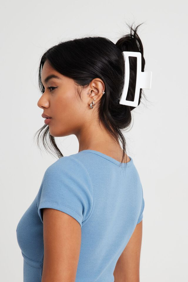 Oversized Rectangle Claw Clip | Garage Clothing