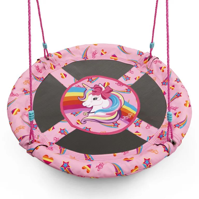 JoJo Siwa 40-Inch Saucer Swing for Kids by Delta Children – Attaches to Swing Sets or Trees –... | Walmart (US)