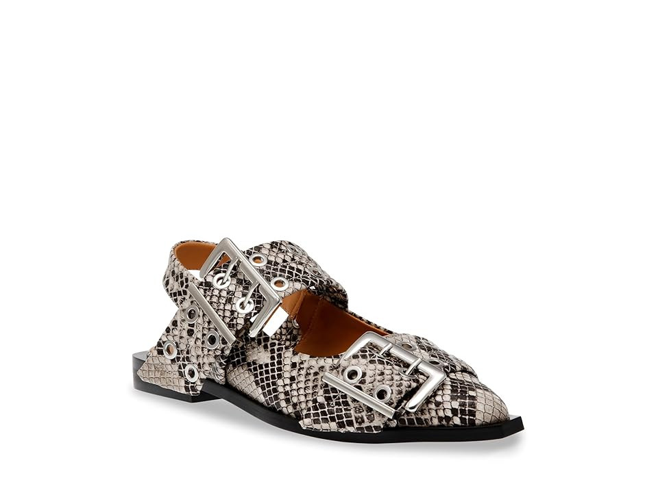 Steve Madden Graya Women's Flat Shoes Snake : 6.5 M, Leather | Zappos