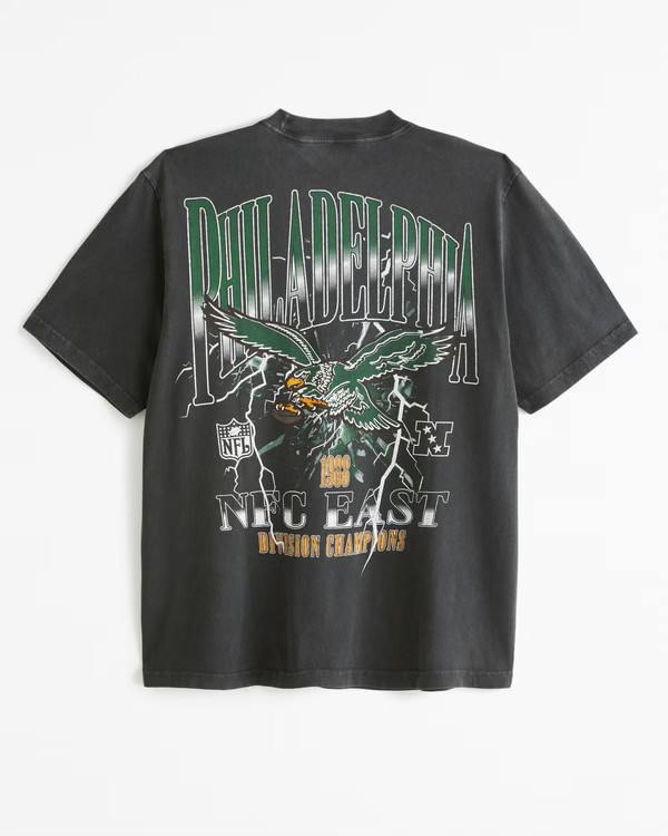 Men's Philadelphia Eagles Graphic Tee | Men's Tops | Abercrombie.com | Abercrombie & Fitch (US)