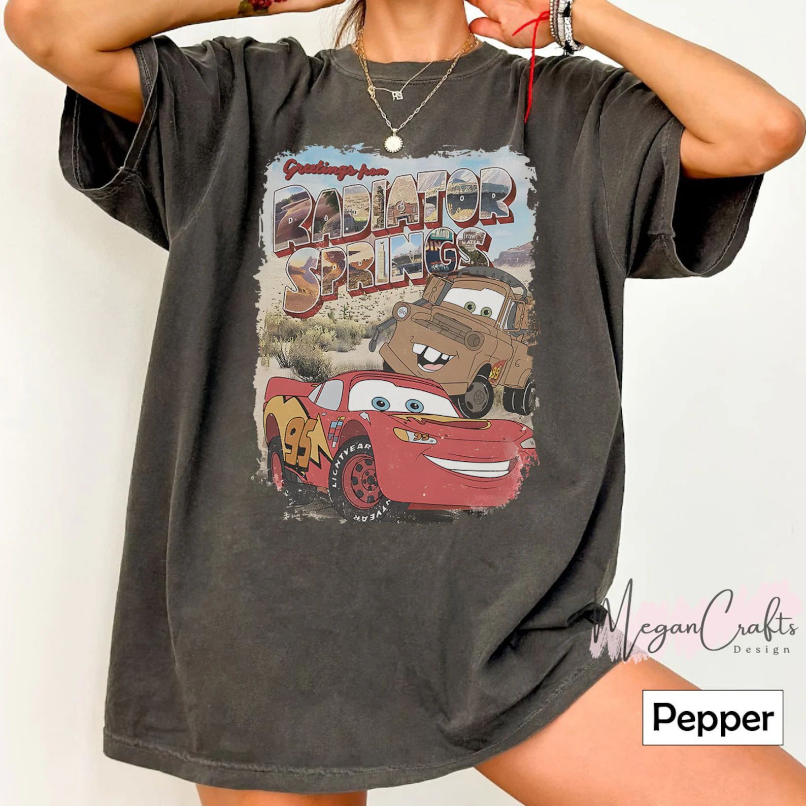 Vintage Disney Cars Movie Tow Mater Comfort Colors® Shirt, Disney Pixar Cars Movie Mater Sweater... | Etsy (US)