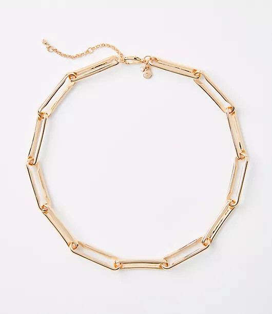 Loft Link Statement Necklace | LOFT