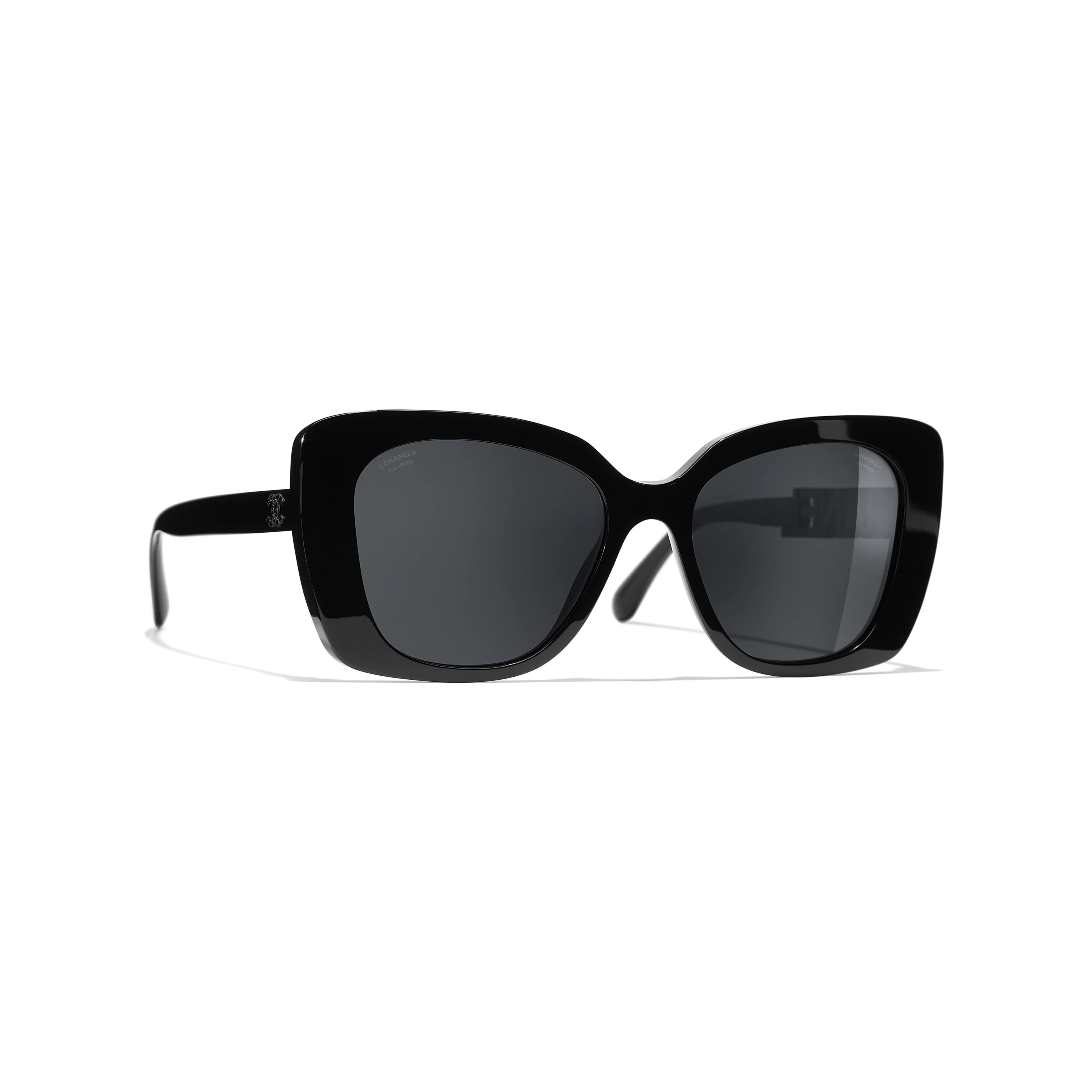 Sunglasses: Square Sunglasses, acetate & strass — Fashion | CHANEL | Chanel, Inc. (US)